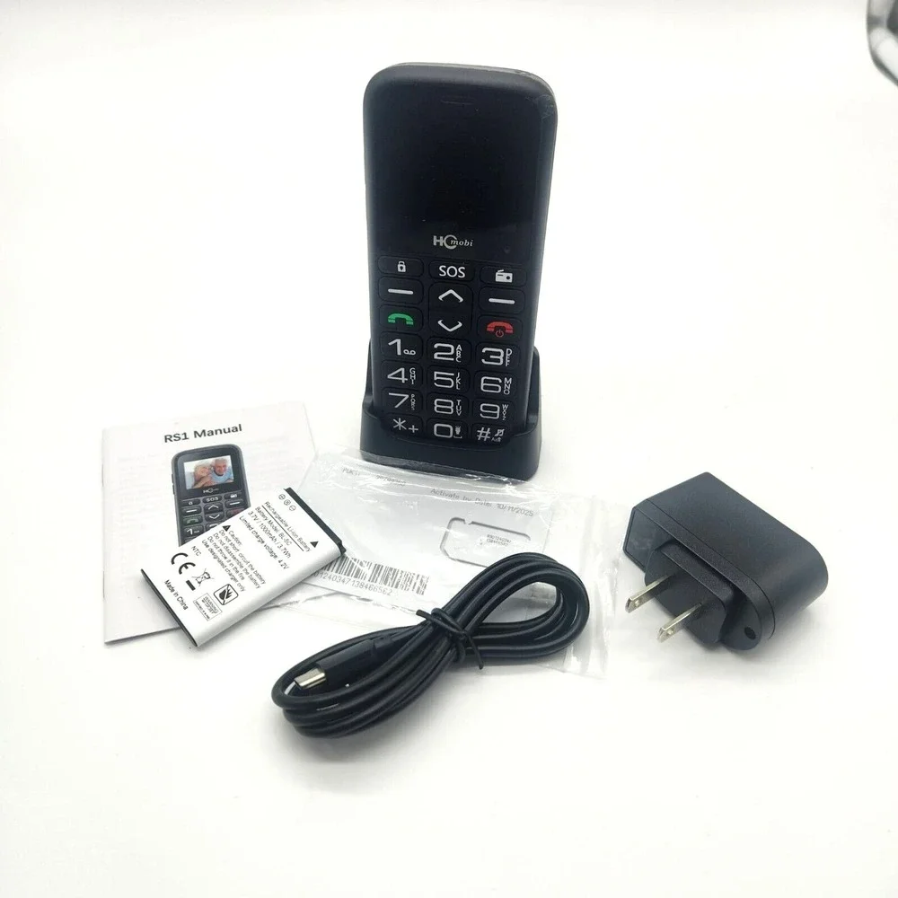 4G LTE Cell Phone Senior Big‎ Buttons S.O.S. Button 1000mAh Battery Dual-SIM FM